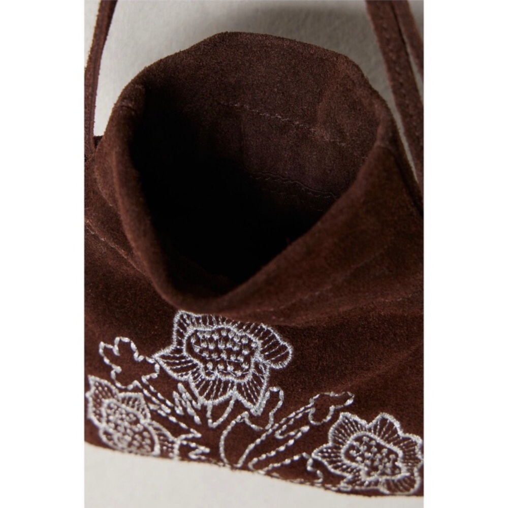 Free People! Eden Mini Pouch Bag In Espresso NWT! - Picture 5 of 16